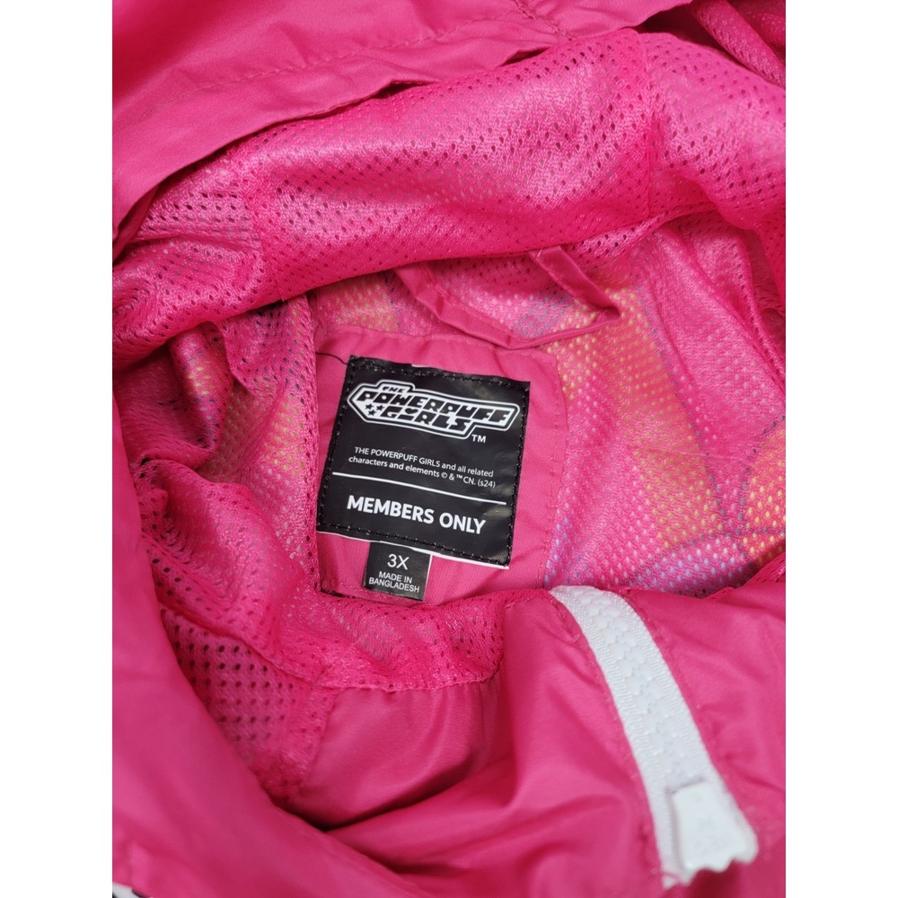 Members Only Girls Power Puff Girl's Jacket 3x - Picture 8 of 8